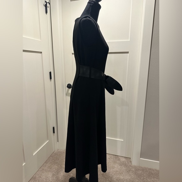 Calvin Klein A-line Black Midi Dress - Picture 2 of 6